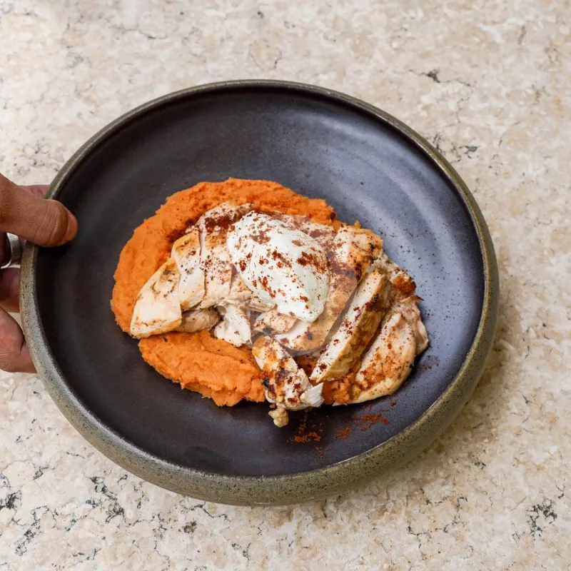 Chicken & Sweet Potato Mash